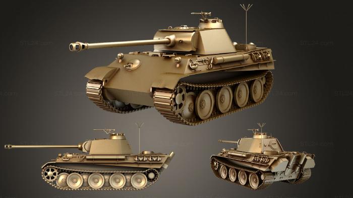 PZV Panther Tank 3D